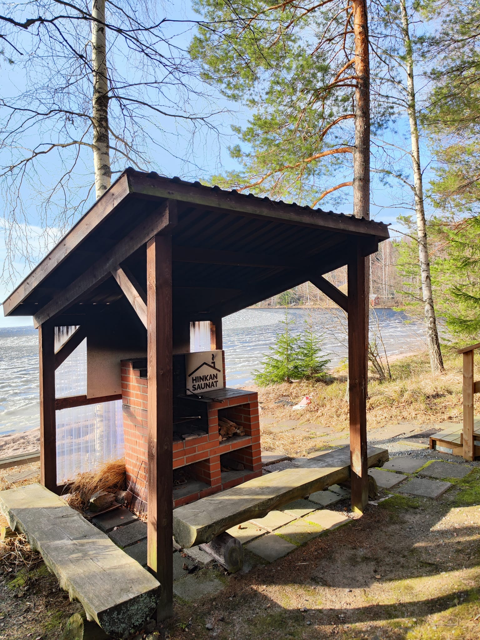 Hinkanrannan saunat. Vuokrattava rantasauna