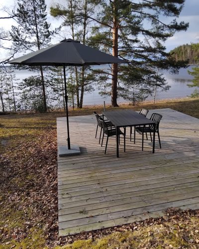 sauna Hinkanrannassa, Lappeenrannan kesässä.
